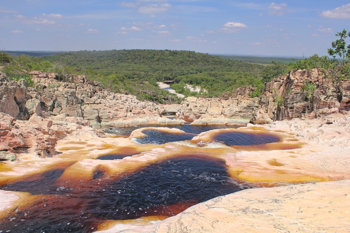 Crystal-clear pools hidden in the rock—each day’s hike ended somewhere completely different.