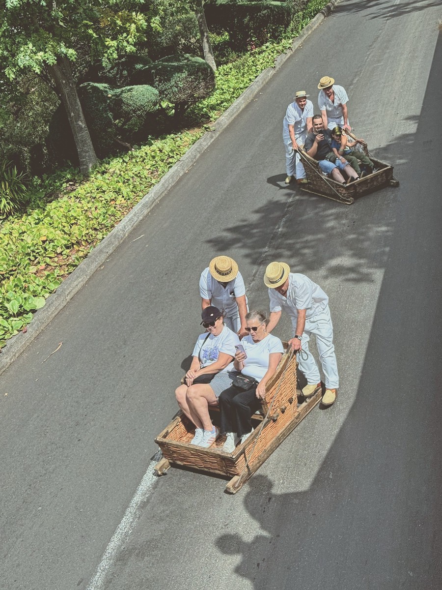 Monte’s wicker sledges have carried passengers downhill since the 19th century.