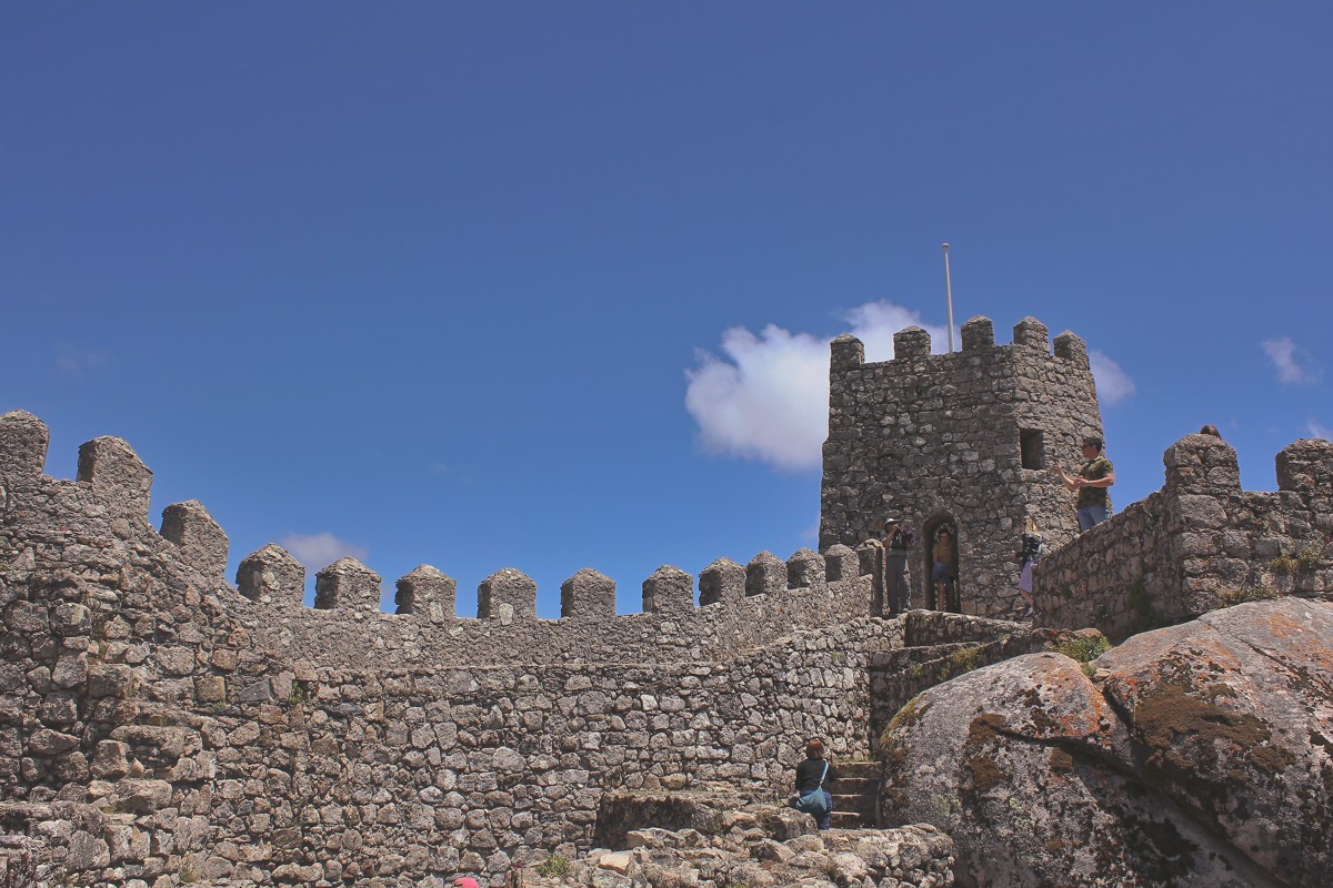 The Castle of the Moors follows the ridgeline above Sintra, watching the coast and plains.