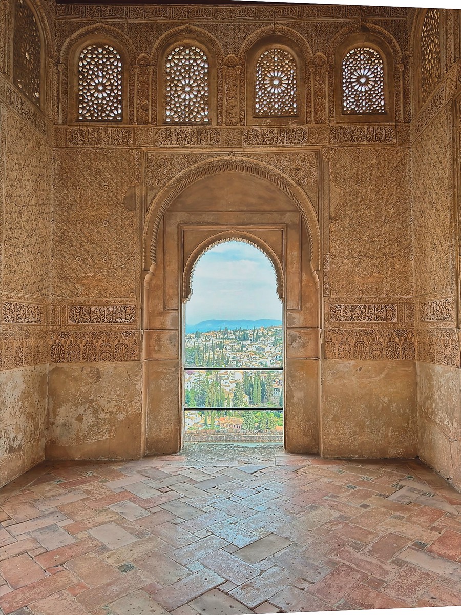 At the Alhambra, each window seems designed to make Granada part of the architecture.