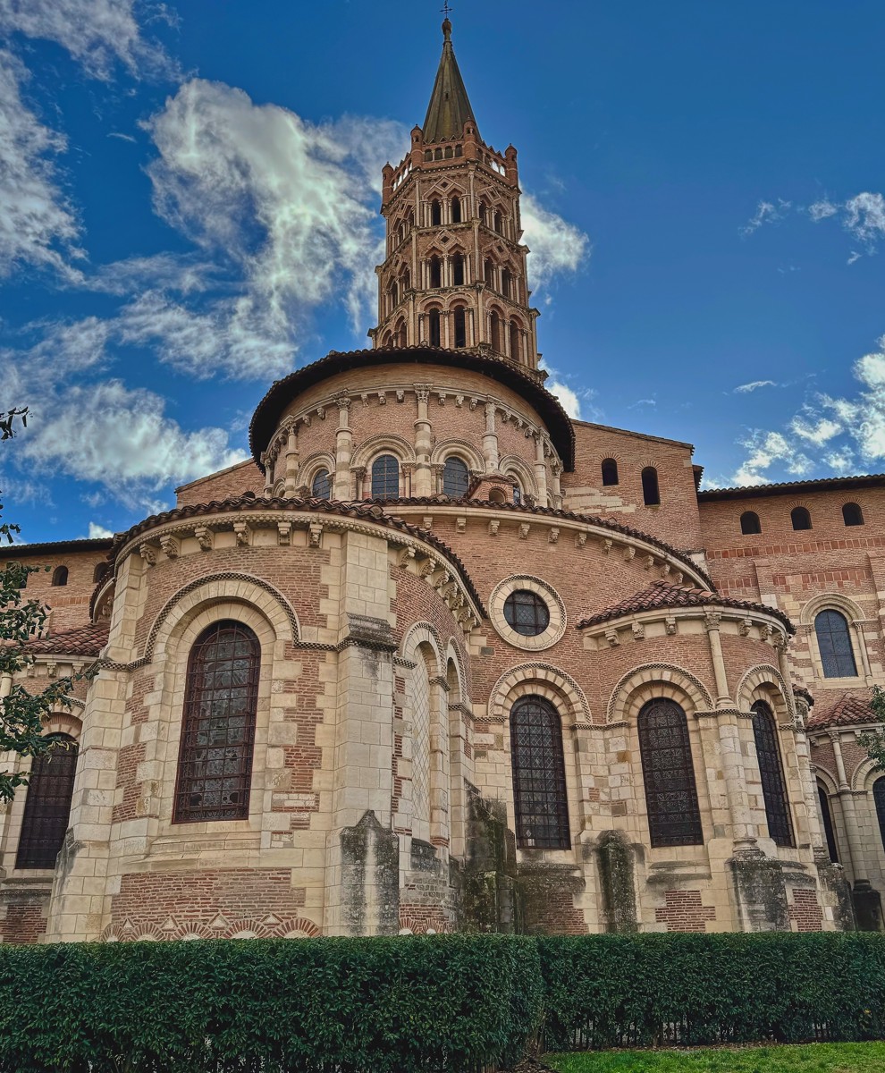 Saint-Sernin was built to welcome pilgrims on the road to Santiago de Compostela.