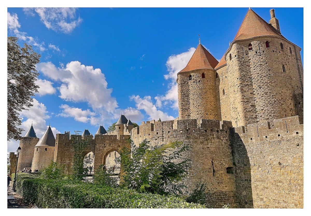 Carcassonne looks medieval, but much of its skyline was reconstructed in the 19th century.